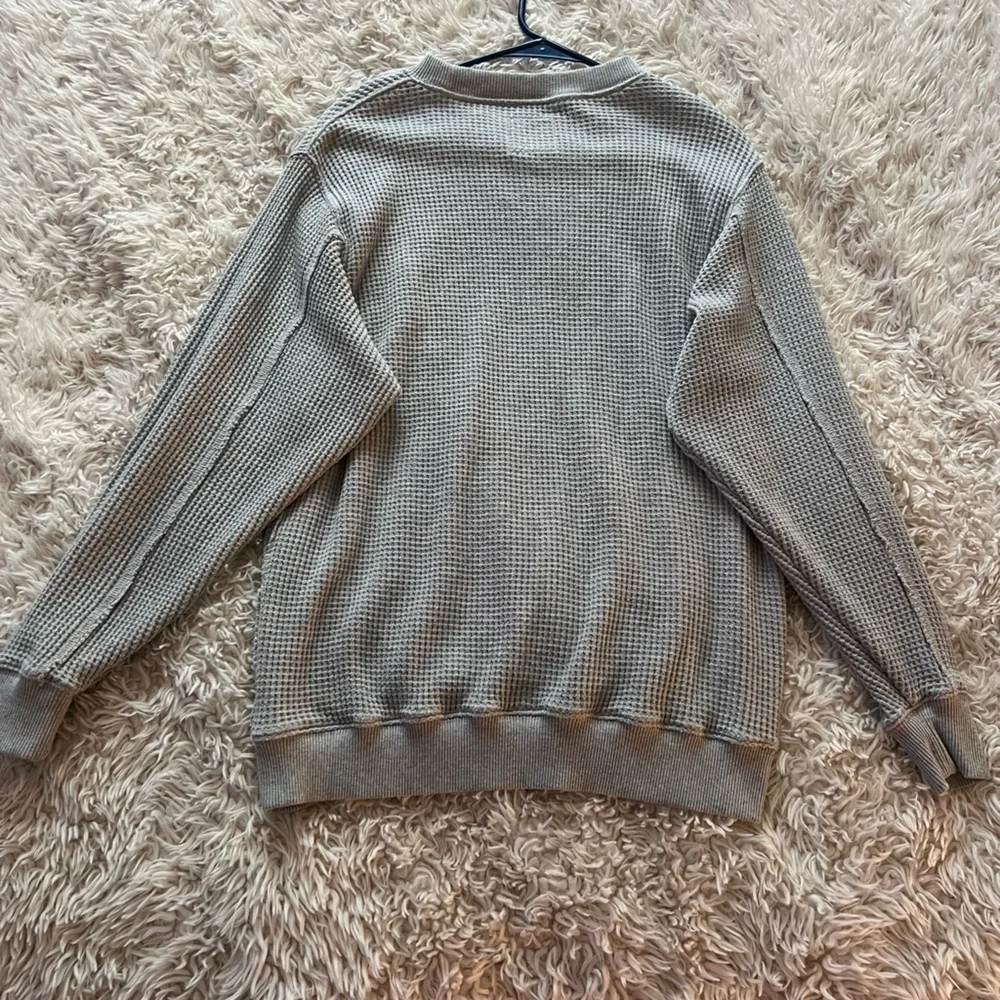 Oversized Aerie Brooklyn Waffle Knit Sweater - Picture 6 of 7